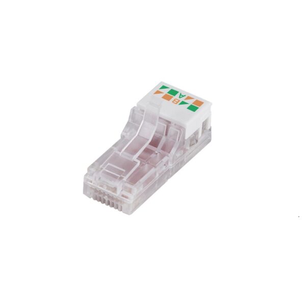 Produktbild MVT 200 108  -  Feldkonfektionierbarer Cat.6A RJ45 Stecker, werkzeugfreie Montage